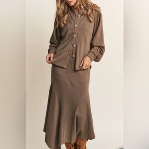 Annette Olive Two-Piece Set | Size Small